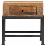 Vidaxl nachtkastje 40x35x40 cm massief gerecycled hout