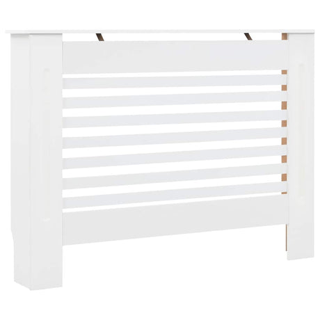VIDAXL -Radiatorkonstruktion 112x19x81.5 cm MDF Weiß