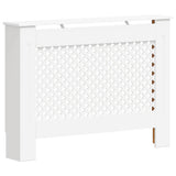 VIDAXL -Radiatorkonstruktion 112x19x81.5 cm MDF Weiß