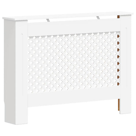 VIDAXL -Radiatorkonstruktion 112x19x81.5 cm MDF Weiß