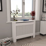 Vidaxl Radiatorom Construction 112x19x81.5 cm MDF White