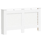 VIDAXL -Radiatorkonstruktion 152x19x81.5 cm MDF Weiß