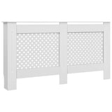 Construction de radiotorom vidaxl 152x19x81,5 cm mdf blanc