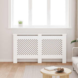 VIDAXL -Radiatorkonstruktion 152x19x81.5 cm MDF Weiß