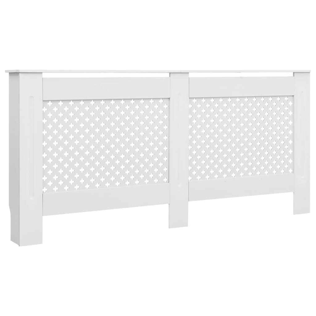 Construction de radiatorom vidaxl 172x19x81,5 cm mdf blanc