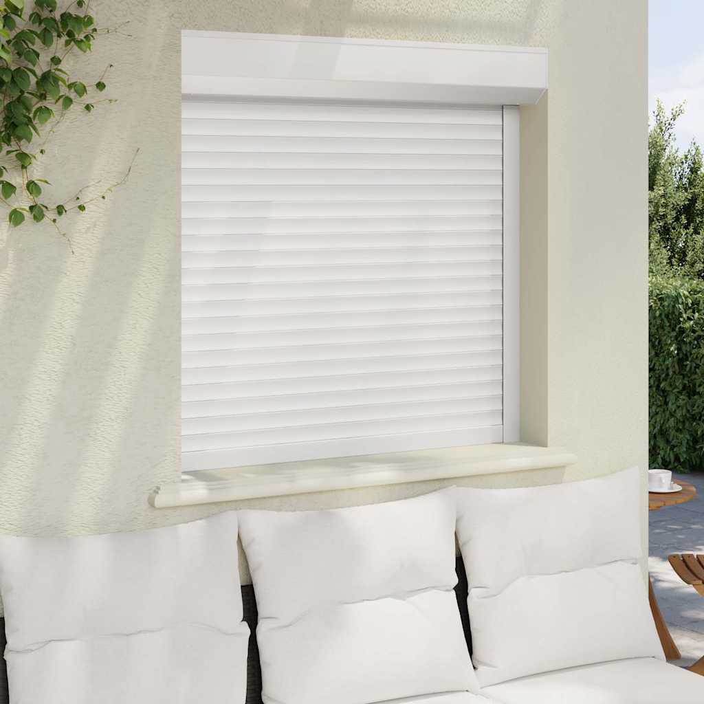 Vidaxl roller shutter 100x100 cm aluminum white