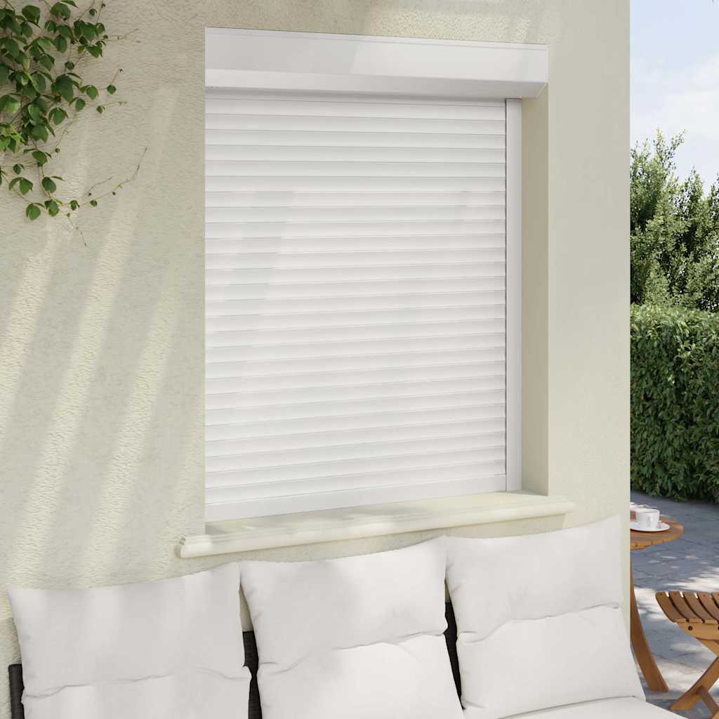 Vidaxl roller shutter 100x120 cm aluminum white