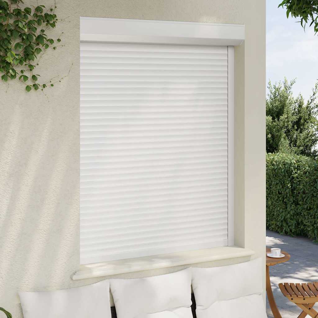 Vidaxl roller shutter 120x150 cm aluminum white