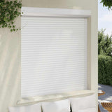 Vidaxl Roller Shutter 140x150 cm Aluminium Weiß