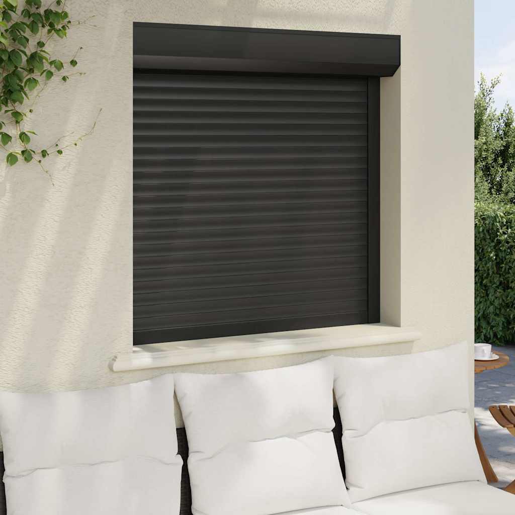 Vidaxl Roller Shutter 100x100 cm aluminium Anthracite Colored