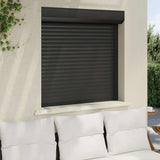 Vidaxl Roller Shutter 100x100 cm aluminium Anthracite Colored