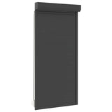 Vidaxl Roller Shutter 100x210 cm Aluminium -Anthrazit -ausgelöst