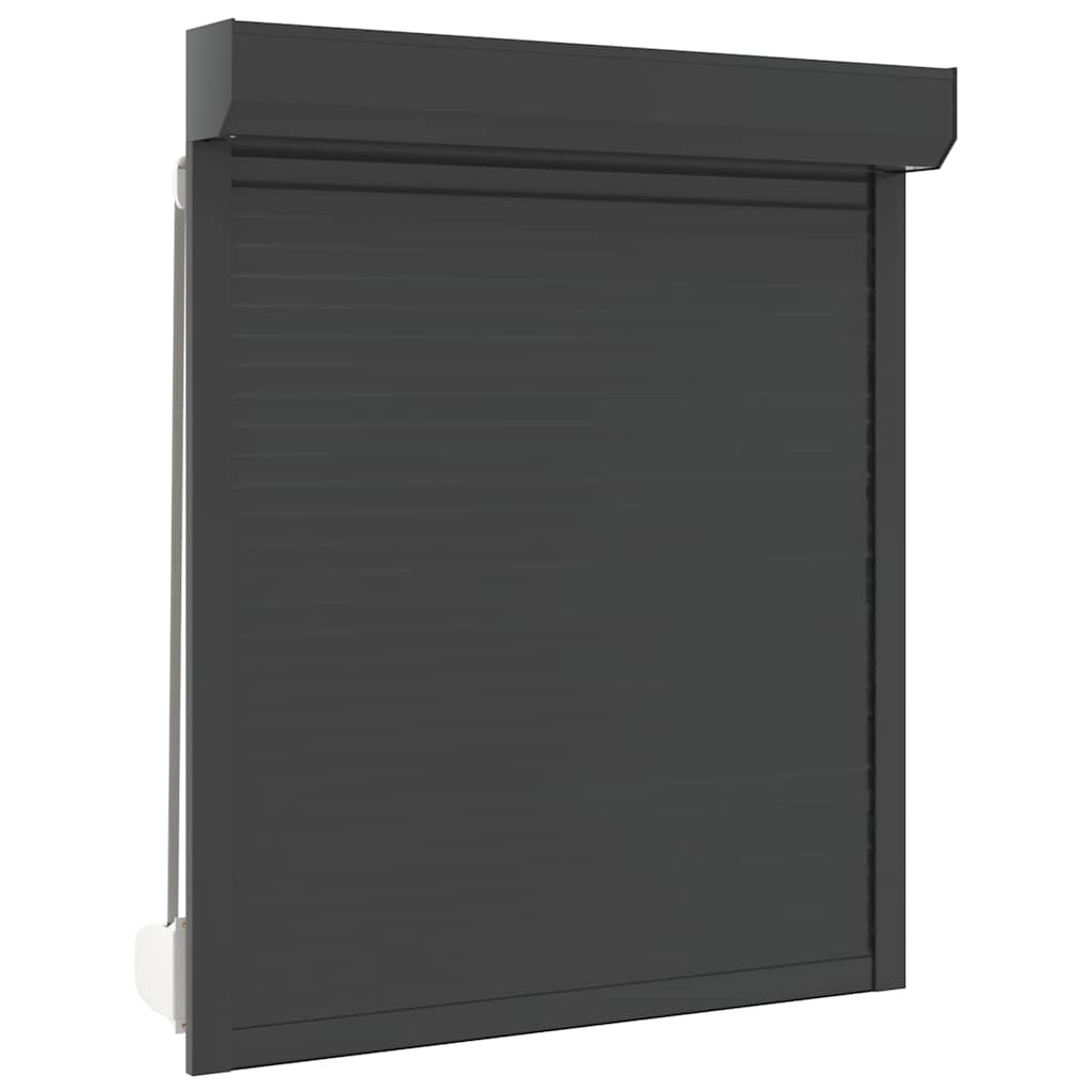 Vidaxl Roller Shutter 110x130 cm aluminium Antracitt -farget