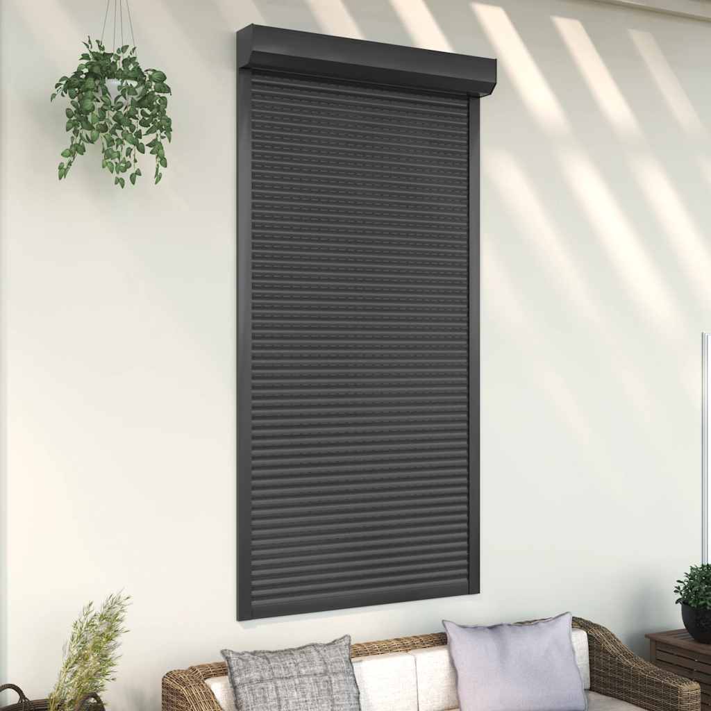 Vidaxl Roller Shutter 110x220 cm hliníkový antracity barvy