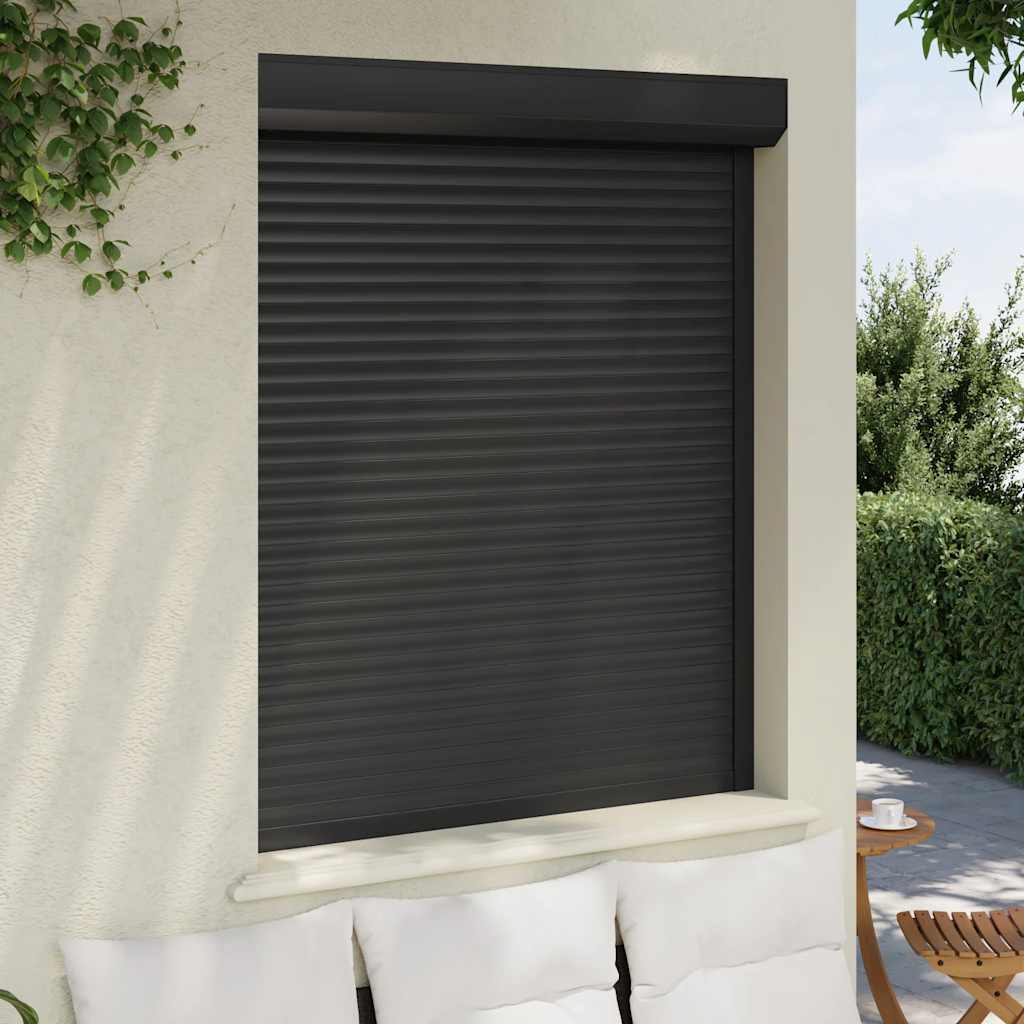 Vidaxl Roller Shutter 120x150 cm aluminium Anthracite -färgad