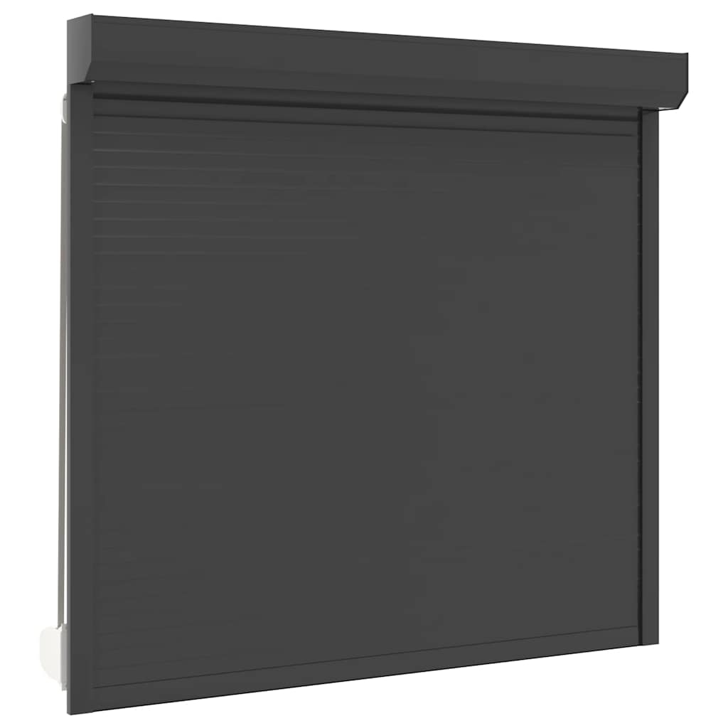 Vidaxl roller shutter 160x150 cm aluminum anthracite -colored