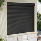 Vidaxl roller shutter 160x150 cm aluminum anthracite -colored