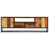 Vidaxl tv-meubel 120x30x40 cm massief gerecycled hout en staal