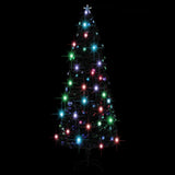 Vidaxl Weihnachtsbaum mit LED und Standard 240 cm Faser -Optik