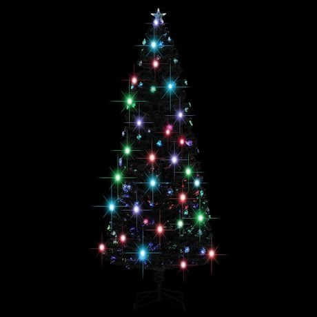 Vidaxl Weihnachtsbaum mit LED und Standard 240 cm Faser -Optik