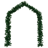 Vidaxl kerstslingers 4 st 270 cm pvc groen