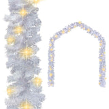 Vidaxl Weihnachtsgirlande mit LED -Leuchten 20 m Weiß