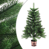 Vidaxl Kunstkerstboom mit lebensechten Nadeln 65 cm Grün