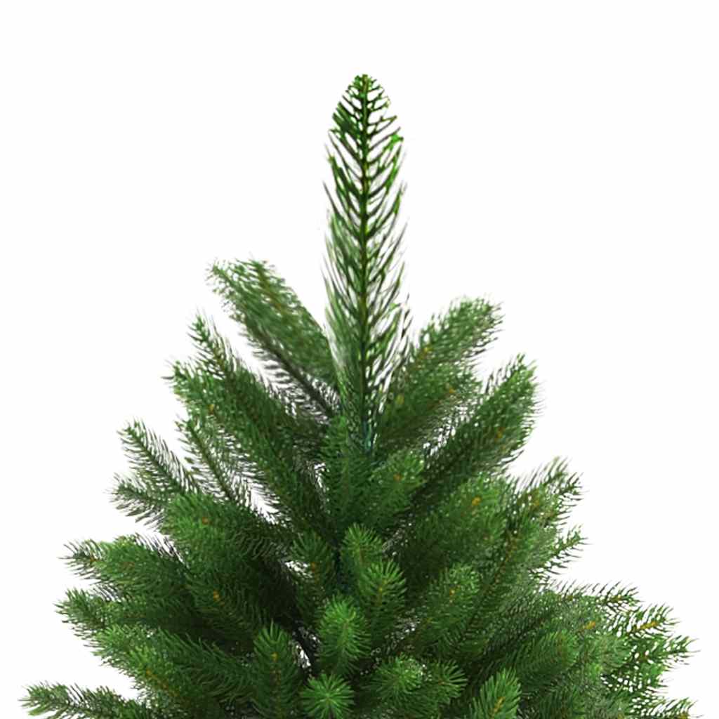 Vidaxl Kunstkerstboom z življenjskimi iglami 240 cm zelena