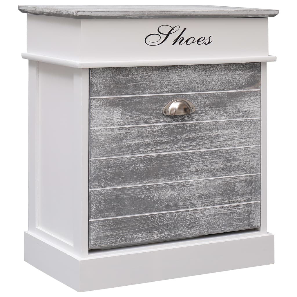 Vidaxl Schong Cabinet 50x2x58 cm Pauhownodhout Grey