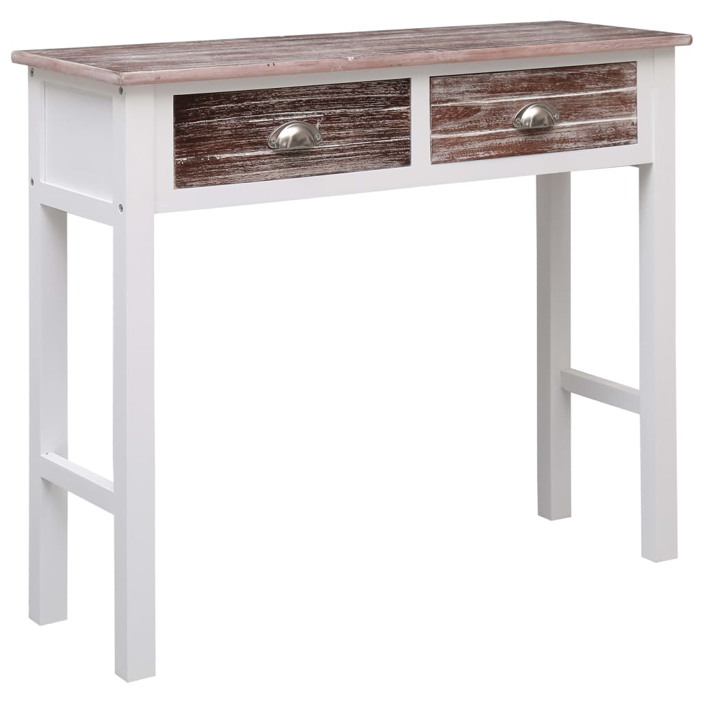 Vidaxl wandtafel 90x30x77 cm hout bruin