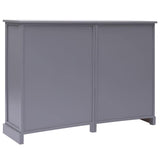 Vidaxl dressoir met 10 lades 113x30x79 cm hout grijs