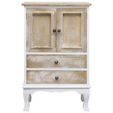 Vidaxl ladekast 50x30x80 cm hout wit
