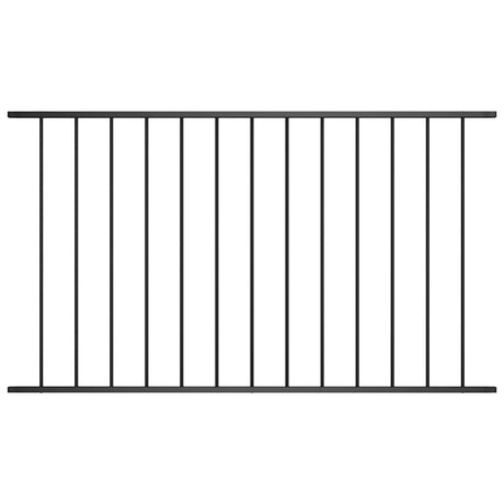 Vidaxl HEK Panel 1,7x1,25 m Pulver -bezogenem Stahl schwarz