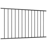 Vidaxl HEK Panel 1,7x1,25 m Pulver -bezogenem Stahl schwarz