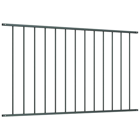 VidaXL Zaunelement pulverbeschichteter Stahl 1,63x1 m Anthrazit