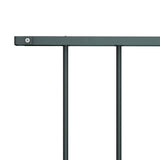 VIDAXL Zaunpaneelpulver -Stahl 1,7x1 m Anthrazit