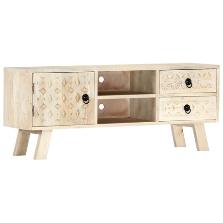 Vidaxl tv-meubel 110x30x44 cm massief mangohout