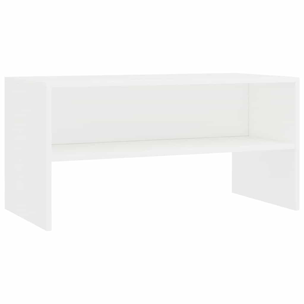 Vidaxl tv-meubel 80x40x40 cm bewerkt hout wit