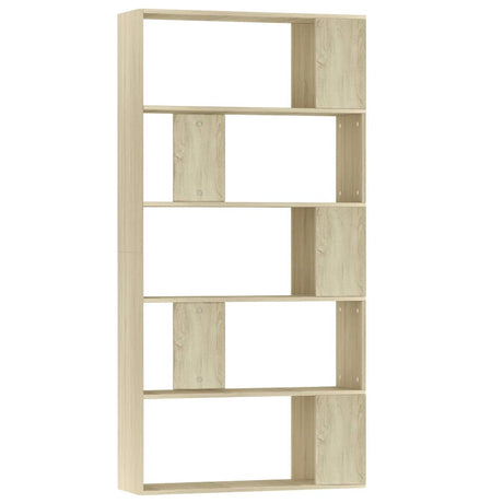 Vidaxl boekenkast kamerscherm 80x24x159 cm bewerkt hout sonoma eiken