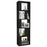 Vidaxl boekenkast kamerscherm 45x24x159 cm bewerkt hout zwart