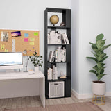 Vidaxl boekenkast kamerscherm 45x24x159 cm bewerkt hout zwart