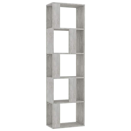 Vidaxl boekenkast kamerscherm 45x24x159 cm bewerkt hout betongrijs