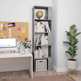 Vidaxl boekenkast kamerscherm 45x24x159 cm bewerkt hout betongrijs