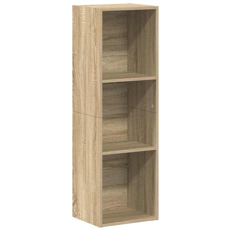 Vidaxl boekenkast tv-meubel 36x30x114cm bewerkt hout sonoma eikenkleur