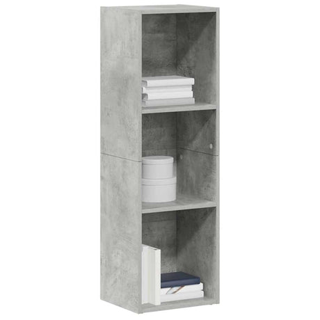 Vidaxl boekenkast tv-meubel 36x30x114 cm bewerkt hout betongrijs