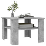 Vidaxl salontafel 60x60x42 cm bewerkt hout betongrijs