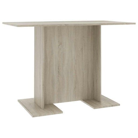 Vidaxl eettafel 110x60x75 cm bewerkt hout sonoma eikenkleurig