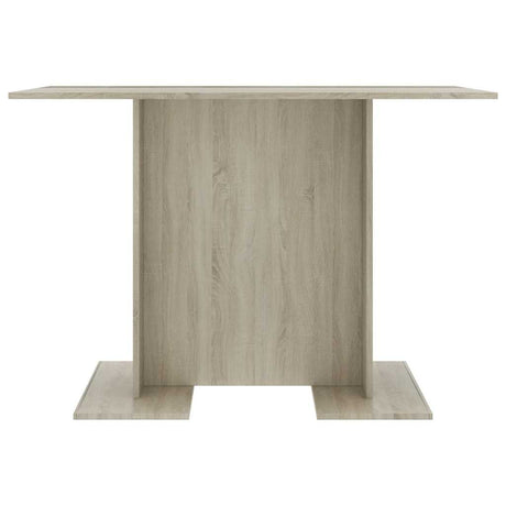 Vidaxl eettafel 110x60x75 cm bewerkt hout sonoma eikenkleurig