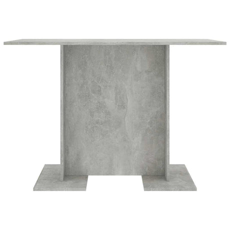 Vidaxl eettafel 110x60x75 cm bewerkt hout betongrijs