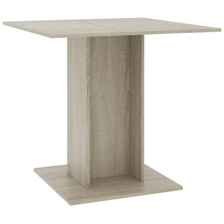 Vidaxl eettafel 80x80x75 cm spaanplaat sonoma eikenkleurig